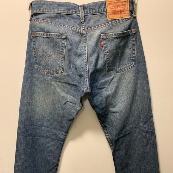 Levi Strauss 514 Blue Denim Men’s Jeans 30/30 - Picture 3 of 8